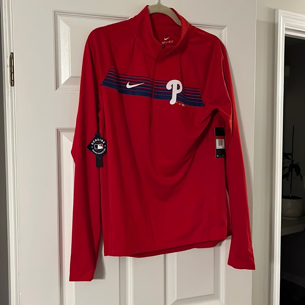 Philadelphia Phillies Nike Dri-Fit Quarter Zip